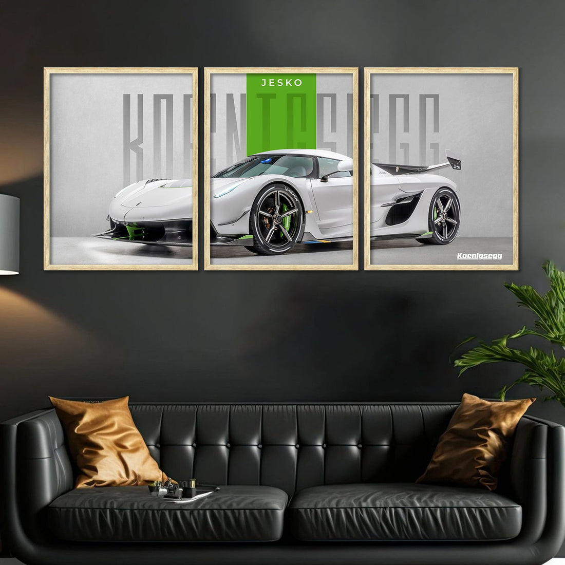 Big Koinegsegg Cars Framed Poster