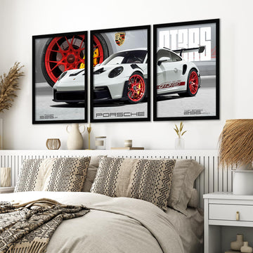 Big Porsche Cars Framed Posters