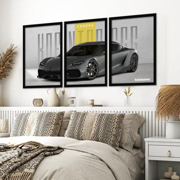 Big Koinegsegg Cars Framed Posters