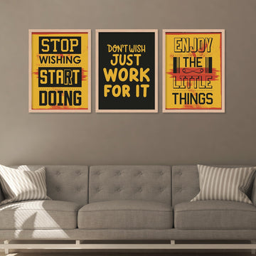 Don't Wish Just Work For It