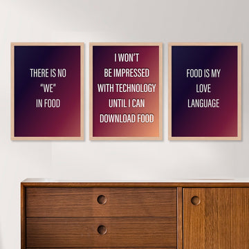 There Is No We In Food