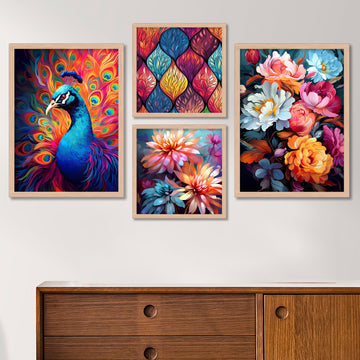 Peacock Design Art