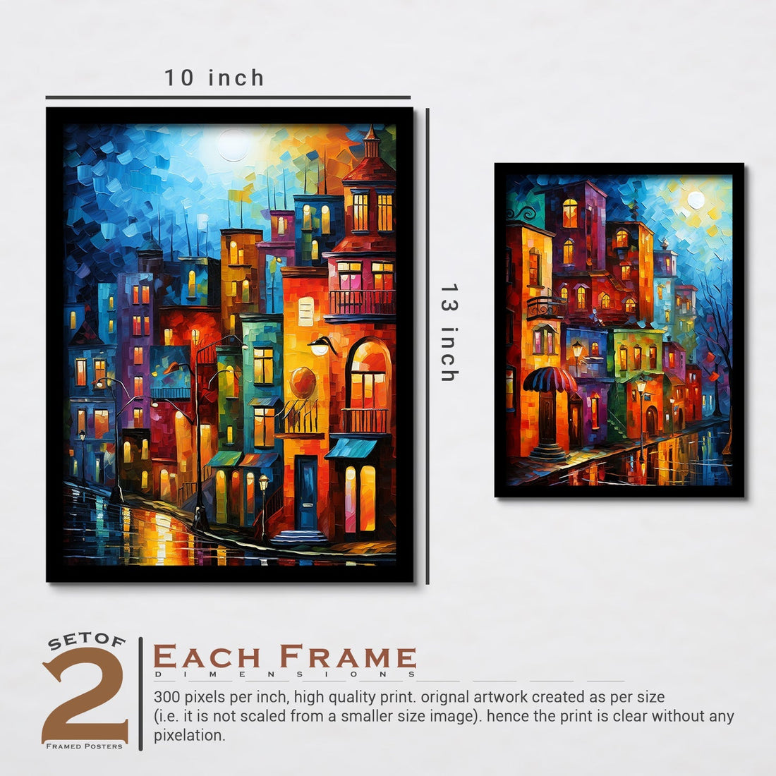 Amazing City Streets In Midnight