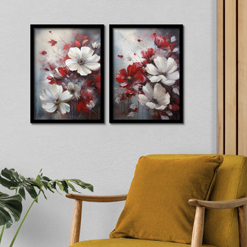 Indigo Flowers Art