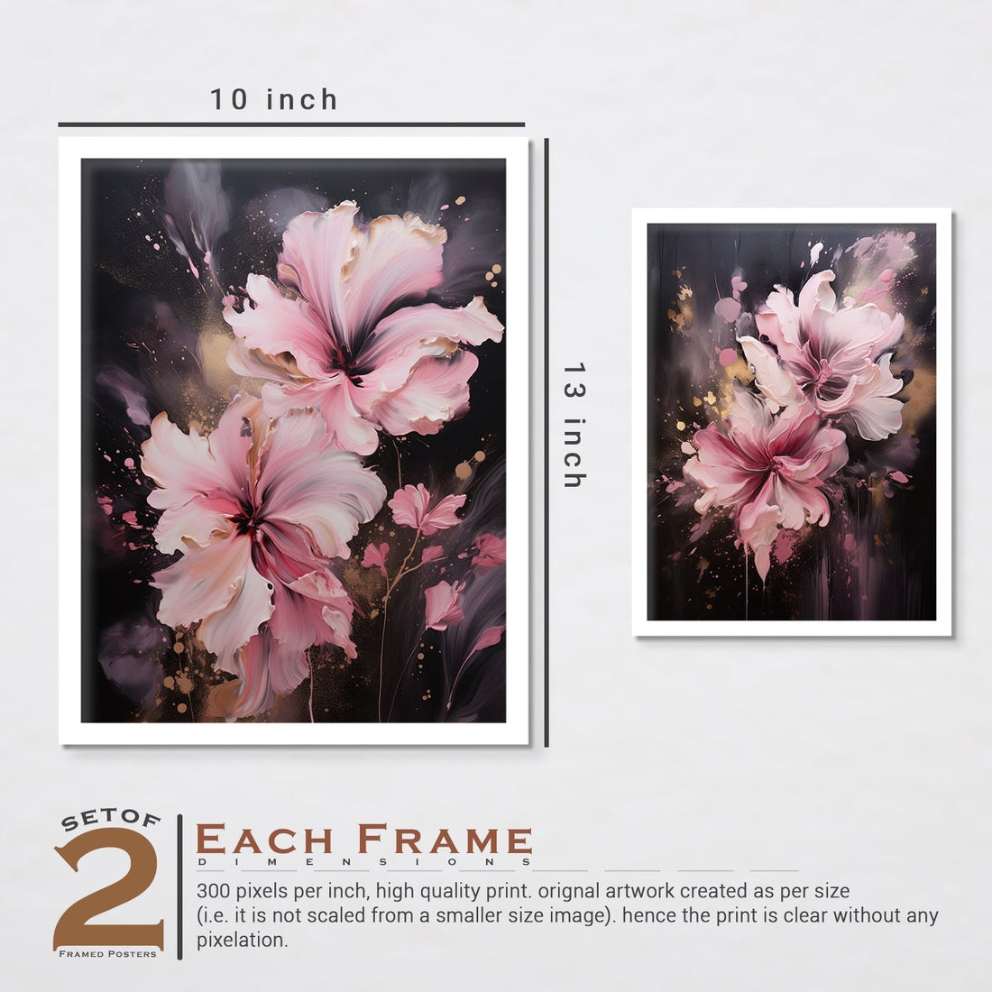 Pink Flower Art