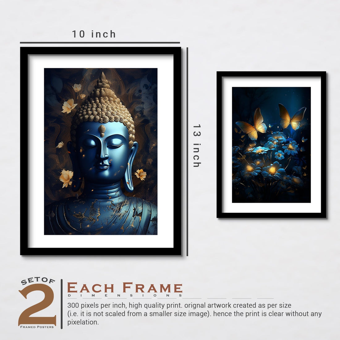 Lord Buddha Set Of 2