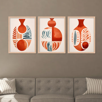 Leaf With Flower Pot Art